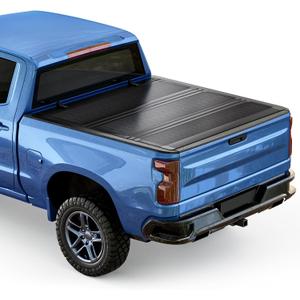 Low Profile Flip Up Truck Bed Tonneau Cover for 2019-2026 Chevy Silverado/GMC Sierra 5' 8" Bed (69.6")
