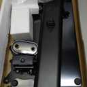 Single LCD Computer Monitor Free-Standing Desk Stand Mount Riser for 13 inch to 32 inch screen with Swivel, Height Adjustable, Rotation, Vesa Base Stand Holds One (1) Screen up to 77Lbs(HT05B-001)) (Black)