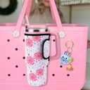 BABORUI Cup Holder for Stanley 40oz Compatible with Bogg Bag, Accessories for Bogg Bag Original X Large, Insert Drink Holder Compatible with Bogg Bag/Simply Southern Beach Tote Bag