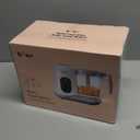 BEAR 2024 Baby Food Maker | One Step Baby Food Processor Steamer Puree Blender | Auto Cooking & Grinding | Baby Food Puree Maker with Self Cleans | Touch Screen Control, White