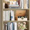 FACBOTALL 82" Tall Bookshelf, 7-Tier Open Shelves Bookcase, Freestanding Display Storage Shelves, Tall Bookcase Home Decor Furniture for Home Office, Living Room, Bedroom, Light Oak