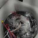 52 Inch Ceiling Fan No Light - Outdoor Indoor Flush Mount Low Profile DC Motor Fan with Remote, 5 Blades Reversible Silent Fan for Patio, Bedroom, Living Room, Garage, Brown