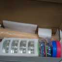 Mason Jar Fermentation Kit, Sauerkraut pounder + 4 Glass weight and 8 Fermentation Airlock Lids for Wide Mouth Mason Jars Excluding steel rings and bottles(AirLock+Glass weight+pounder)
