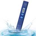 TDS Water Tester, Drinking Water Tester, 0-9990 PPM Meter Water Quality Tester, Portable Water Tester for Drinking Water, TDS Meter Digital Water Tester, 1 Pack, Deep Blue