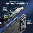 SPORTLINK for iPhone 17 Pro Case - IP68 Waterproof Military Protective Full Body Heavy Duty Shockproof 360 Sealed Dustproof with Camera Screen Protector Phone Cover for iPhone 17 Pro 6.3" Mag/Black