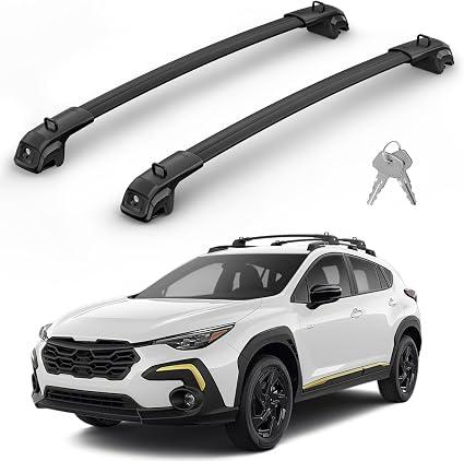330Lbs Roof Rack Cross Bars Compatible with Subaru Crosstrek 2018-2023/Impreza 2017-2023, Heavy Duty Top-Mount Aluminum Roof Rails Crossbars Rooftop Cargo Carrier