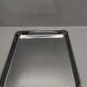 Cookie Sheets for Baking, Stainless Steel Baking Sheet Baking Pan Tray - 12.4 x 10 x 1 Inch, Non Toxic & Healthy, Mirror Finish & Easy Clean, Dishwasher Safe & Heavy Duty