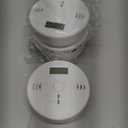 3 Pack Carbon Monoxide detectors, co Detector, Carbon Monoxide Alarm Detector Battery Powered with LCD Display, Carbon Monoxide Detector, UL2034 Standards, for Home