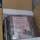 Record Player 9 in 1 3 Speed Bluetooth Vintage Turntable CD Cassette Vinyl Player AM/FM Radio USB/SD Playback Aux-in RCA Line-Out (Silver)