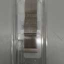 18mm 20mm Metal Band Compatible for Garmin Vivoactive 5/6/4S/3 Watch Bands, Soft Stainless Steel Mesh Strap for Garmin Venu 3S/Venu 2S/Sq Watch Band, Forerunner 55/245/255S/265S Watch Band Women Men (Starlight)