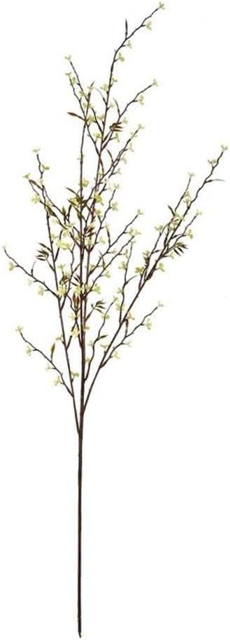 Vickerman 39" Artificial Mini Wild Flower Spray in Green/Cream (Set of 4)
