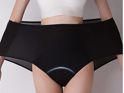 Pack of 4 Leak-proof Aunt Pants Menstrual Underpants for Female Miss, XL