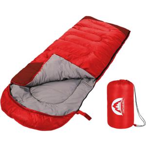 SWTMERRY Sleeping Bag 3 Seasons (Summer, Spring, Fall) Warm & Cool Weather - Lightweight,Waterproof Indoor & Outdoor Use for Kids, Teens & Adults for Hiking and Camping
