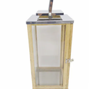 HD Designs Metal And Wood Lantern, 14 Inch 