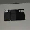 Wallet Case for iPhone 17 Pro Compatible with Magsafe, 2-in-1 PU Leather Flip RFID Blocking Card Holder Stand Shockproof Magnetic Detachable Cover for iPhone 17 Pro Case 6.3", Black