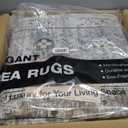 Tortania Area Rug Living Room Rugs - 5x7 Washable Boho Rug Vintage Oriental Distressed Farmhouse Large Thin Indoor Carpet for Living Room Bedroom Under Dining Table Home Office - Brown Blue