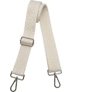 Crossbody Straps for Purses Silver Hardware Purse Strap Wide Shoulder Strap Adjustable Replacement,Retro Jacquard Embroidery for Shoulder Bags