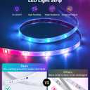 Pak LED Strip Lights 105ft, RGBIC Color Changing Smart Lights with App, Remote & Voice Control, Music Sync, 64 Scenes, Flexible, DIY Cuttable, Easy Installation for Bedroom, TV, Gaming, Party