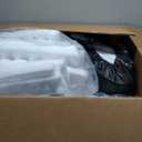 Arrowzoom 48 Pieces of 10x10x2 in Pyramid Pearl White Acoustic Home Studio Soundproof Treatment Accessories Foam Wall Panel Tiles SD1034 (Pearl White)