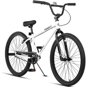 cubsala 20 24 26 Inch BMX Race Bike Trident Bicycles Beginner-Level to Advanced Riders with 2 Pegs, Multiple Colors