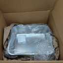 Stainless Steel Cat Litter Box for Adult Cats or Kitty/Kitten 18"x14"x6" Rust-Proof, High Side, Non Stick, No Smell, Easy to Clean Metal Cat Litter Box (Large:17.5"L x 13.6"W x 6"H)