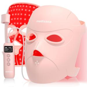Medisana 3D Red Light Therapy Mask for Face, 336 LEDs Light Therapy Mask with 3 Modes - NIR 830nm, Red 630nm, Blue 415nm - Cordless & Rechargeable LED Face Mask for Home, Skincare Gifts for Women Mom