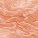 DeZerlor 50 Pack Peach Cheesecloth Napkins Spring Cloth Napkins Set of 50 Dinner Napkins Bulk 21x21 Inches for Wedding Bridal Shower Baby Shower Parties