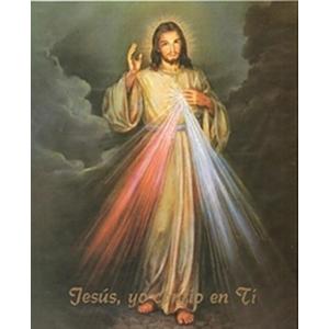 Divine Mercy Framing Print 8" X 10" Spanish