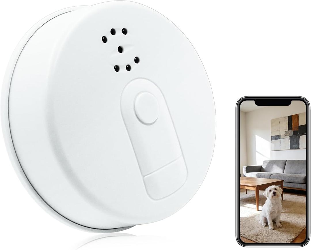 1080P Hidden Camera Spy WiFi Indoor Security Cameras Nanny Mini Video Camera with Loop Recording Motion Detection Night Vision Home Office Security, Pet Surveillance Camera, Video Only