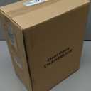 Industrial Semi Flush Mount Ceiling Light Oil Rubbed Bronze, 800 Lumen LED Bulb Included, Clear Glass Shade Ceiling Light Fixture, Light Fixture for Hallway Bathroom Bedroom, Hanging Light Fixtures