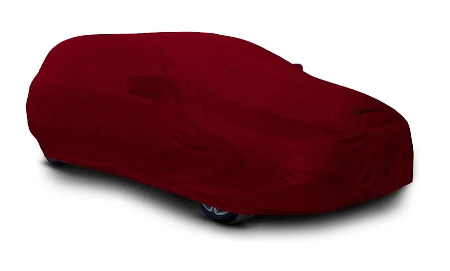 Coverking Custom Fit Car Cover for Select Volkswagen Jetta Models - Stormproof (Red)