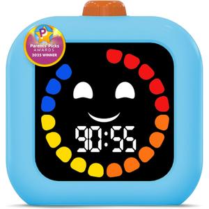 Digital Visual Timer for Kids - Rechargeable, Silent Count Up/Down for Calmer Routines - 99 Min Countdown Kids Timer for Classroom, Home & Therapy - Builds Focus & Independence (Blue)