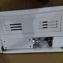 Litter Box Enclosure for 2 Cats, Double Litter Box Enclosure with Scratch Mat, Hidden Cat Litter Boxes Furniture for Most Litter Boxes, White