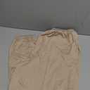 Men's Elastic Waist Linen Trousers Drawstring Male Casual Linen Pants Straight-Legs Man Beach Pant, XL Size