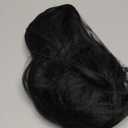 15 Inch Short Straight Black Bob Wig with Bangs | Natural Heat Resistant Synthetic Hair for Women 