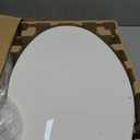 Raised Elongated Bidet Toilet Seat 18.5", Soft Close Lid, Dual Self-Cleaning Nozzles, Quick Release, Heavy-Duty PP, Stable & No Loosening, Ideal for Seniors & Limited Mobility, White