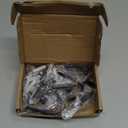 Stainless Steel Hooks for Hanging, Heavy Duty Hook, Wall Hooks Key Holder Wall Mount Hanger Coat Hook Garage Storage Screw Utility Hooks, 8 Pack (Black)