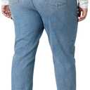 Levi Strauss Signature Gold Women's Totally Shaping Straight Jeans Mid Rise Stretch Denim Curvy, Cinque Azure, 10