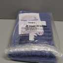 COSY HOMEER 32X20 Inch Anti Fatigue Kitchen Rug Mats are Made of 100% Polypropylene Half Round Rug Cushion Specialized in Anti Slippery and Machine Washable (Blue 2pcs)