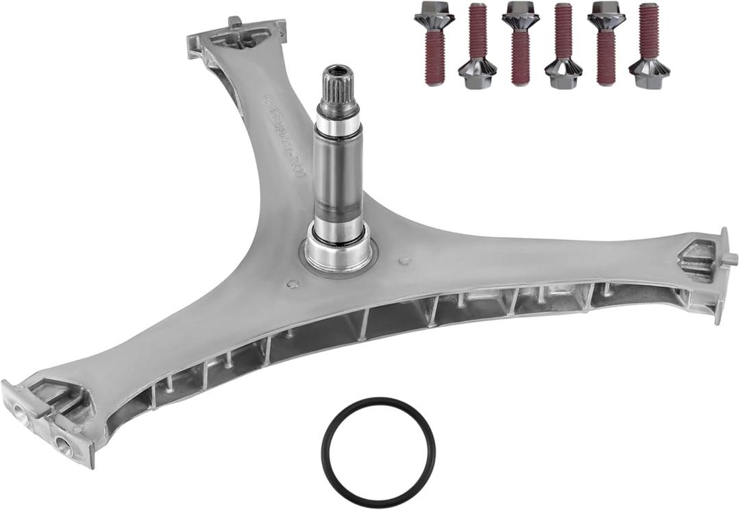 DC97-17004B Washing Machine Flange Shaft Asembly & DC60-40137A Spider Hex Bolts (6 Pack) Compatible with Samsung Washing Machines Replacement DC97-17004E 4000061 AP5800144 PS8764285 1 Year Free