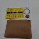 AIYUNDI Tunisian Crochet Hooks Set with Cable, 6-Inch Aluminum Interchangeable Crochet Hooks 3mm-10mm, Long Crochet Hooks, Lightweight, Anti-Twist Swivel Cables, Ergonomic, Umber 26 PCS