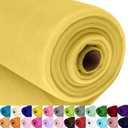 Gold Tulle Fabric Roll Spool Bolt (54 Inch by 40 Yards) Large Tulle Wedding Party Decoration, Tutu Skirt, Table Runner, Gift Wrapping, Bridal Shower, Soft & Drape (Antique Gold)