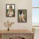 12x18 Picture Frame, Walnut Woodgrain, Wall Mount, 1 Pack