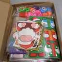 BenLouis Christmas Party Favors for Kids Xmas Classroom Gifts Prize Stockings Filler Coloring Books Bulk for Students Kids Crafts Holiday School Goodie Bag Stuffer12Set Gingerbread