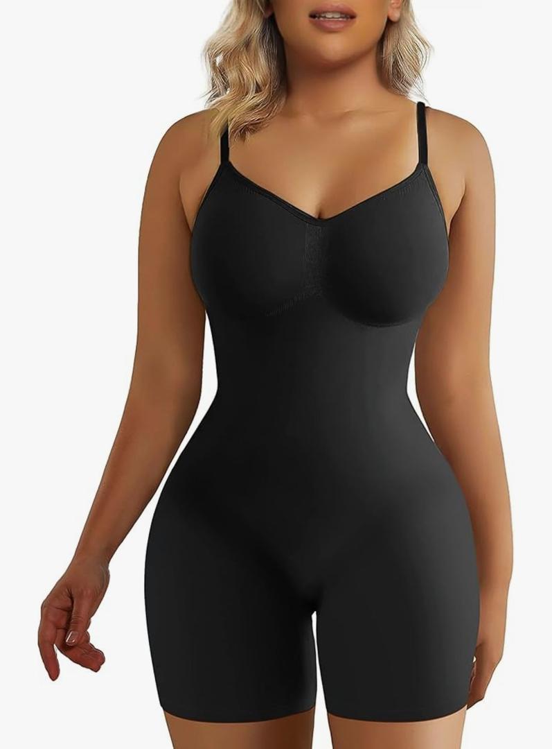 SHAPERX Women's Shapewear Bodysuit Tummy Control Body Shaper Seamless Sculpting Snatched Waist Body Suit L/XL SHAPERX Women's Shapewear Bodysuit Tummy Control Body Shaper Seamless Sculpting Snatched Waist Body Suit L/XL