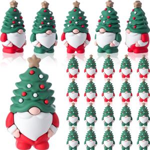 Sonwyoung Easter Mini Gnome Figurines Easter Stuffers Gifts Tiny Miniature Gnomes Figures to Hide and Seek Little Rubber Statue for Fairy Garden Bunny Spring Gift Patio Yard Lawn Table Decor (25 Pcs)