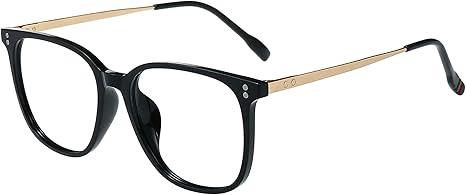 GUDVUE Blue Light Glasses For Woman, Computer Reading/Gaming/Phones Glasses, Anti Glare/UV400/Eye Strain