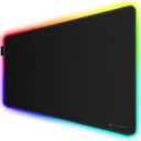 Black Shark RGB Mouse Pad 35.4"x15.75"x0.15" Extended Desk Mat with Smooth Surface and 11 Lighting Effects, Desk Pad with Anti-Fray Stitched Edges and Non-Slip Rubber Base, Gaming Mouse Pad Manta P7