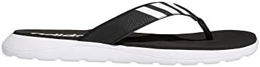 adidas Men's Comfort Flip Flop Slide, Black, Size: 10