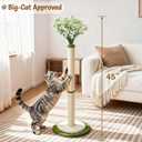 CWV 45" Tall Cat Scratching Post, Cute Starlight Bouquet Scratcher for Indoor Cats & Kittens with Sturdy Base & Natural Sisal Rope